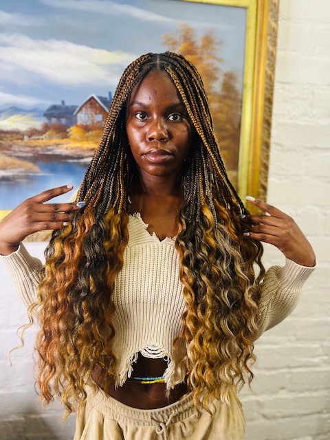 Boho braids example