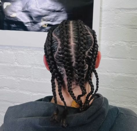 Cornrow braids hairstyle